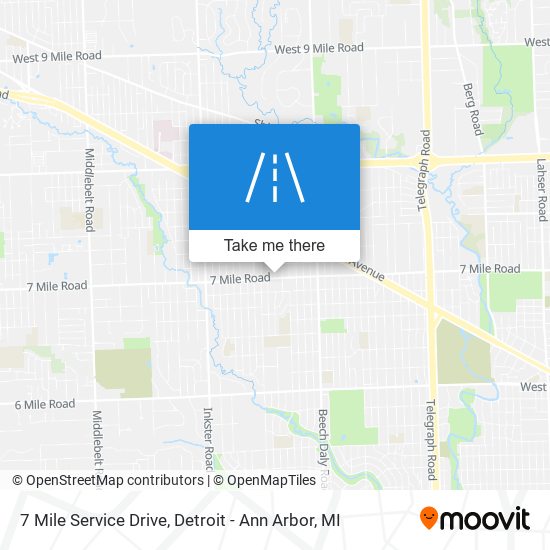 Mapa de 7 Mile Service Drive