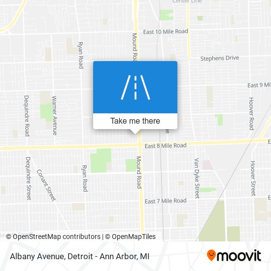 Albany Avenue map