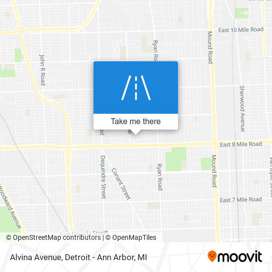 Alvina Avenue map