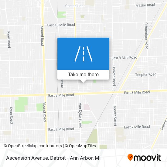 Mapa de Ascension Avenue