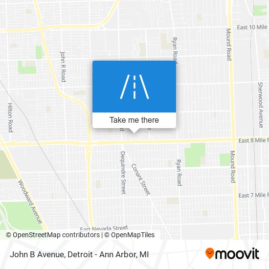 Mapa de John B Avenue