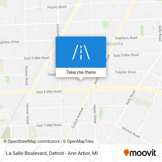 Mapa de La Salle Boulevard