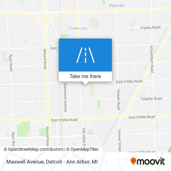 Maxwell Avenue map