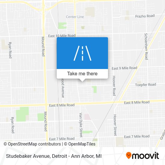 Mapa de Studebaker Avenue