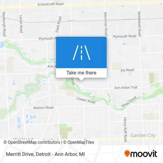 Merritt Drive map