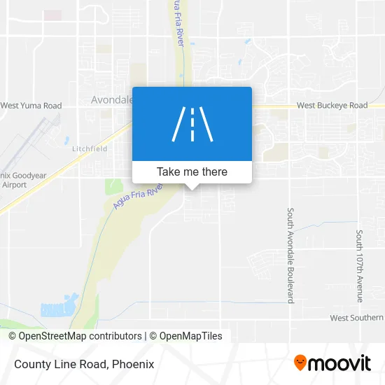 County Line Road map