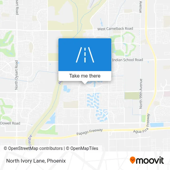 North Ivory Lane map