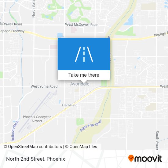 Mapa de North 2nd Street