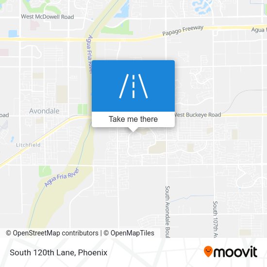 Mapa de South 120th Lane