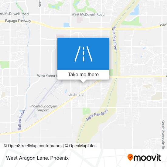 Mapa de West Aragon Lane