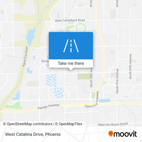 Mapa de West Catalina Drive