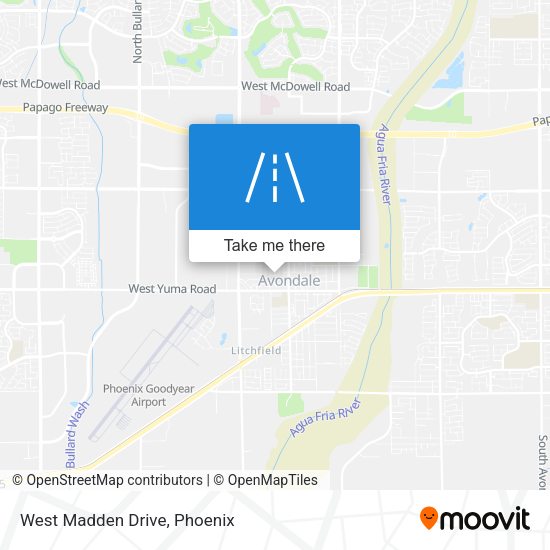 Mapa de West Madden Drive