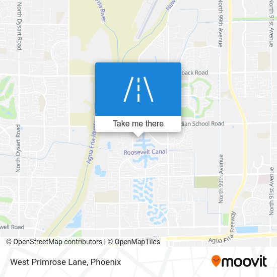 Mapa de West Primrose Lane