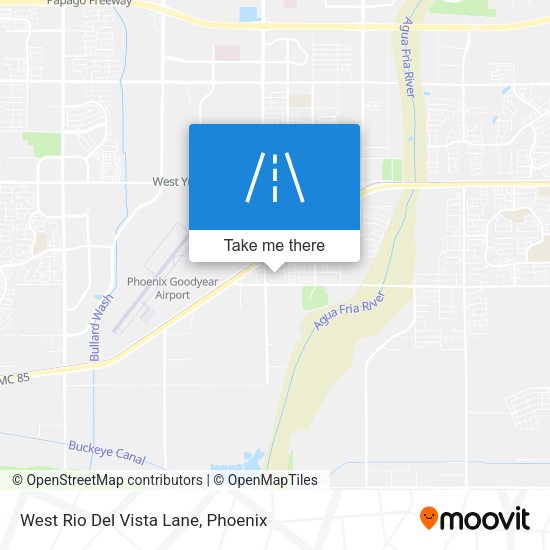 Mapa de West Rio Del Vista Lane