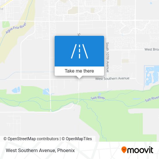 Mapa de West Southern Avenue