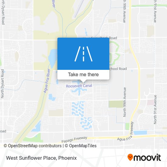 West Sunflower Place map