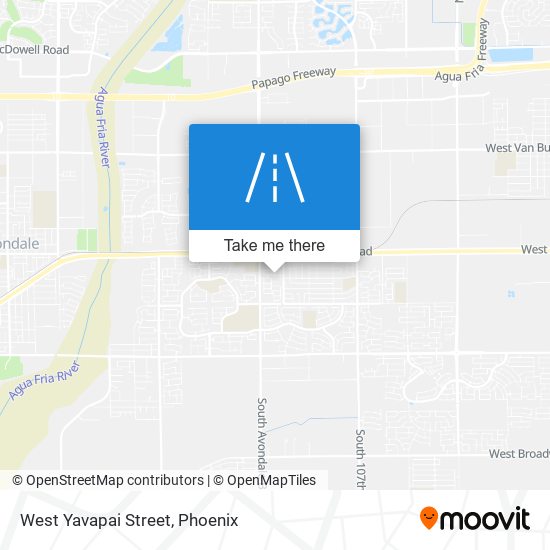 Mapa de West Yavapai Street