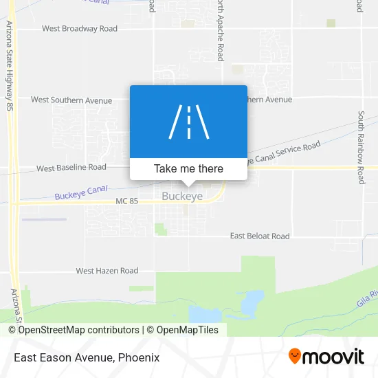 Mapa de East Eason Avenue