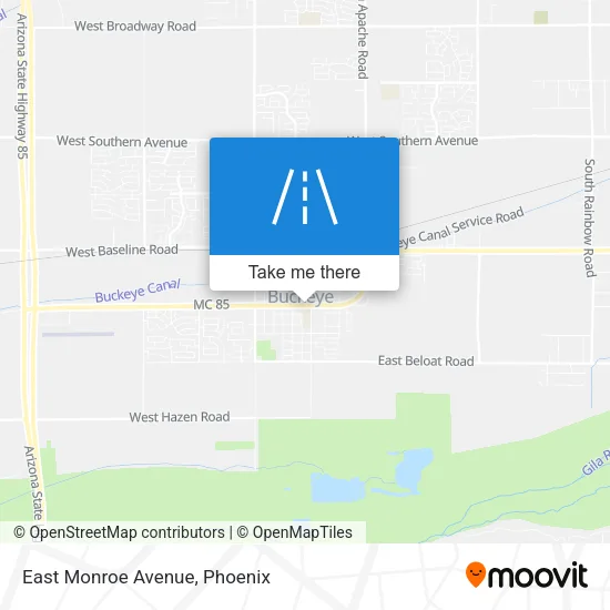 Mapa de East Monroe Avenue