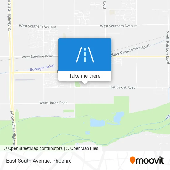 Mapa de East South Avenue