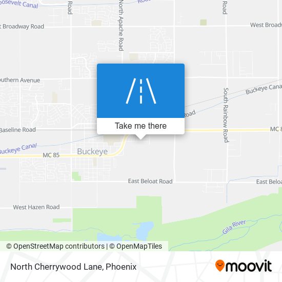 Mapa de North Cherrywood Lane