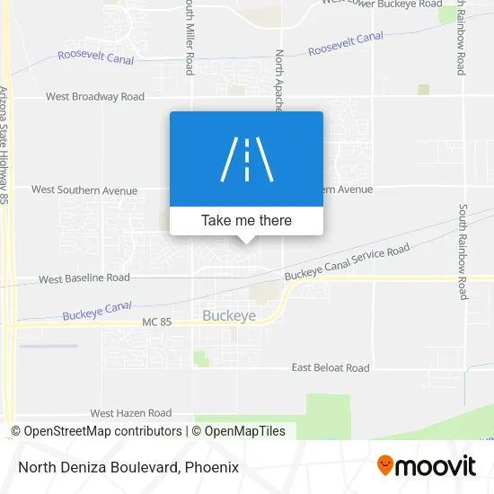 Mapa de North Deniza Boulevard