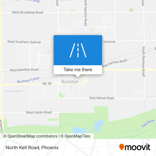 Mapa de North Kell Road