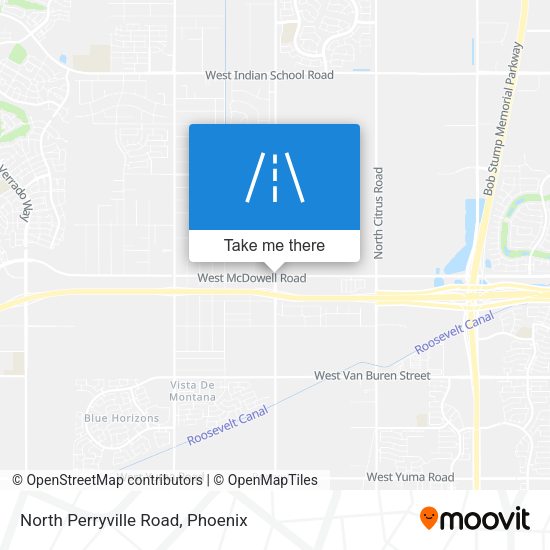 North Perryville Road map