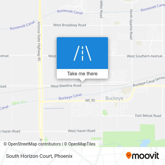 South Horizon Court map