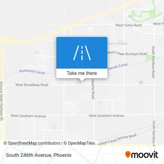 Mapa de South 246th Avenue
