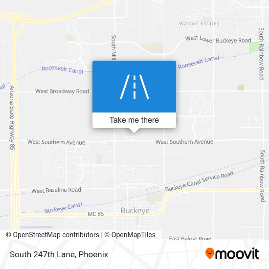 Mapa de South 247th Lane