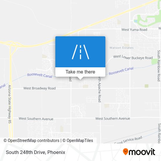 Mapa de South 248th Drive