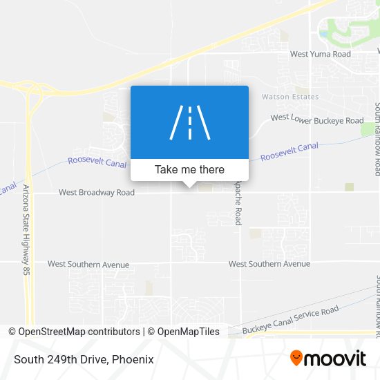 Mapa de South 249th Drive