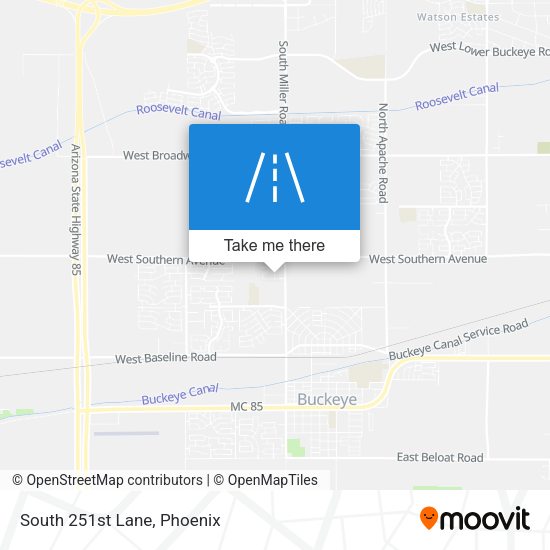 Mapa de South 251st Lane