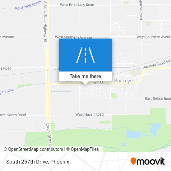Mapa de South 257th Drive