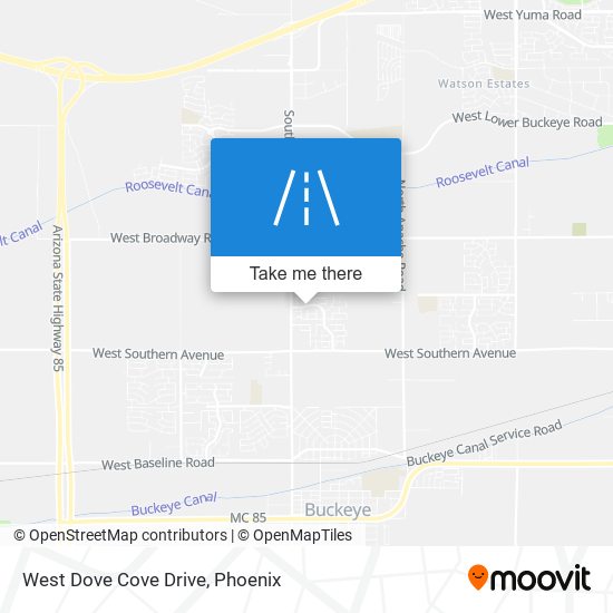 West Dove Cove Drive map