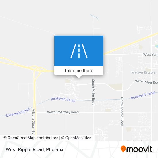 Mapa de West Ripple Road
