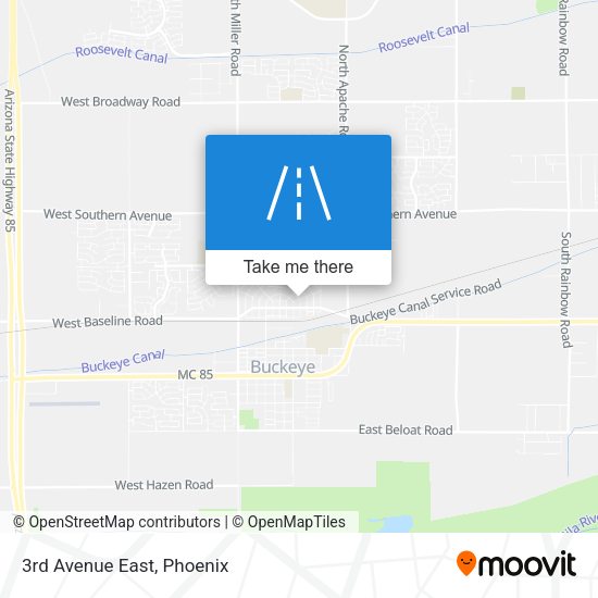 Mapa de 3rd Avenue East