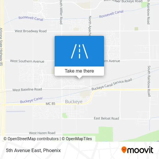 Mapa de 5th Avenue East