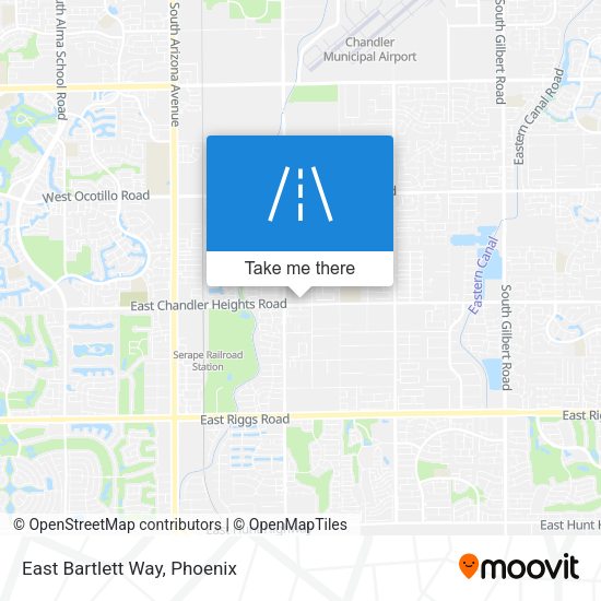 Mapa de East Bartlett Way