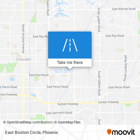 Mapa de East Boston Circle