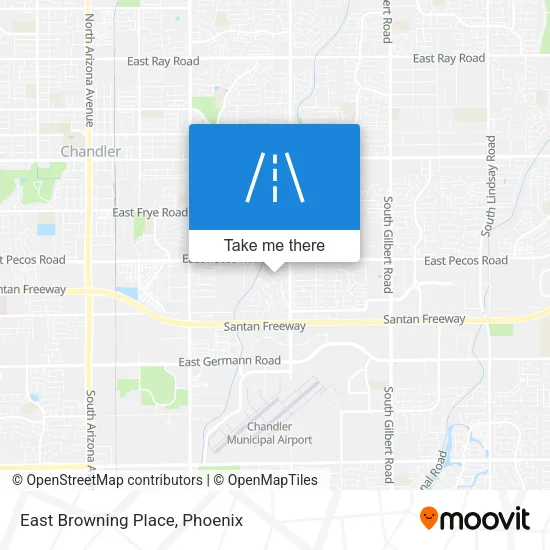 East Browning Place map