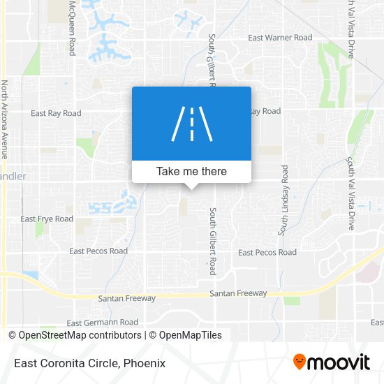 East Coronita Circle map