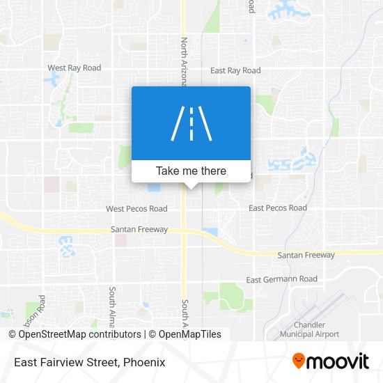 East Fairview Street map