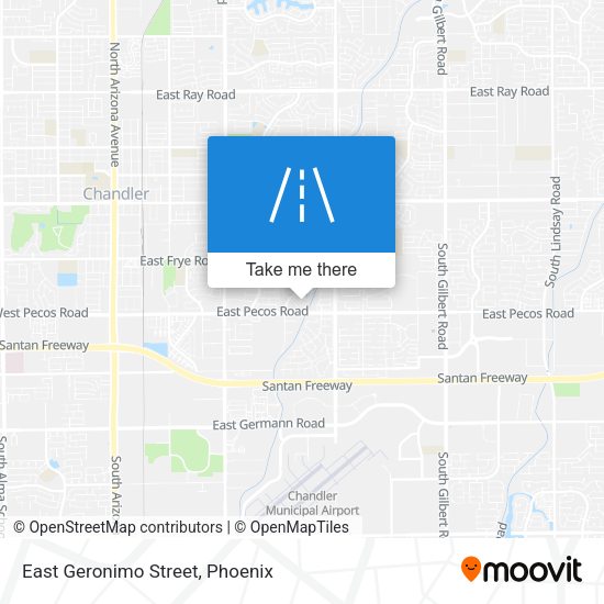 Mapa de East Geronimo Street