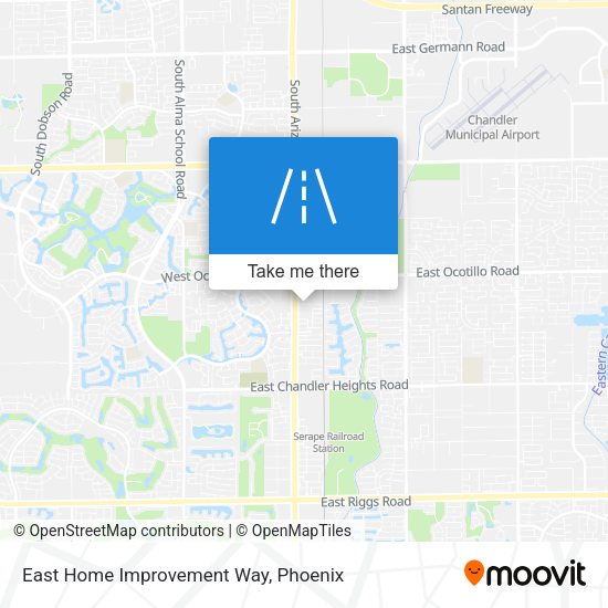 East Home Improvement Way map