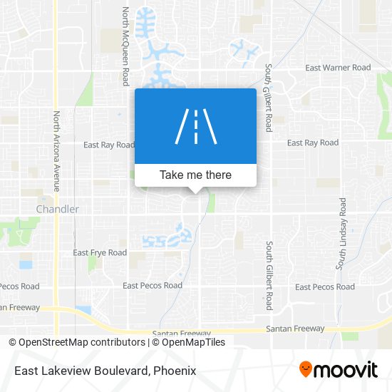 East Lakeview Boulevard map