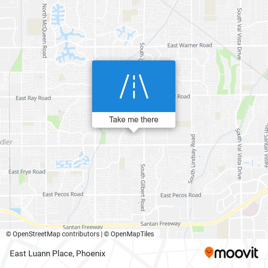 East Luann Place map