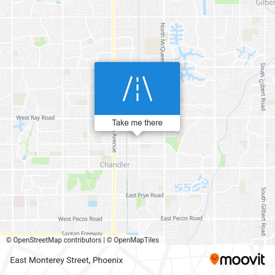 East Monterey Street map