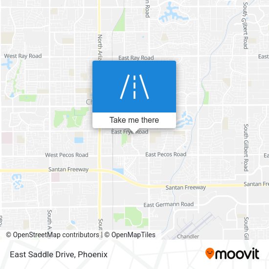 Mapa de East Saddle Drive